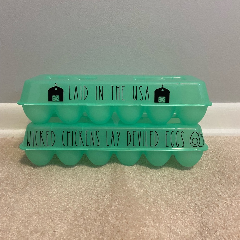 Reusable egg cartons